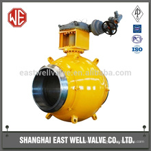 High performance pipeline fully welded ball valve